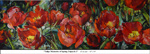 Tulips-Memories of Spring-Triptych-2, Oil on Canvas